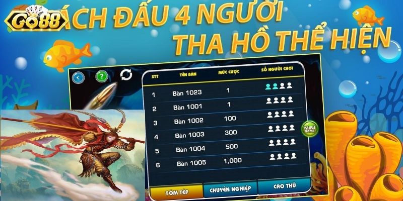 Kho vũ khí đa dạng có trong game