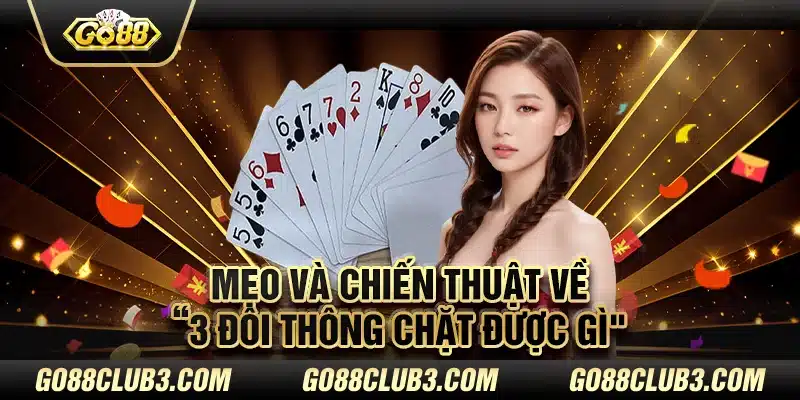 Mẹo và chiến thuật về “3 đôi thông chặt được gì”