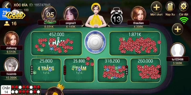 Luật chơi xóc đĩa cho cược thủ tại cổng game 