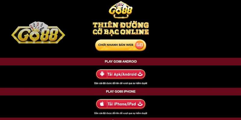 Hướng dẫn tải app Go88 dễ thành công nhất